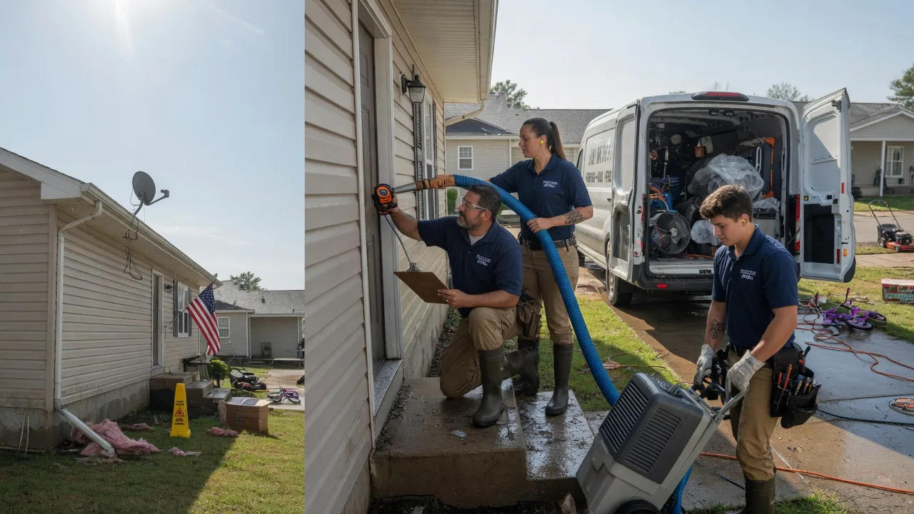 Ceiling Water Damage Restoration in Ranchester, WY near me